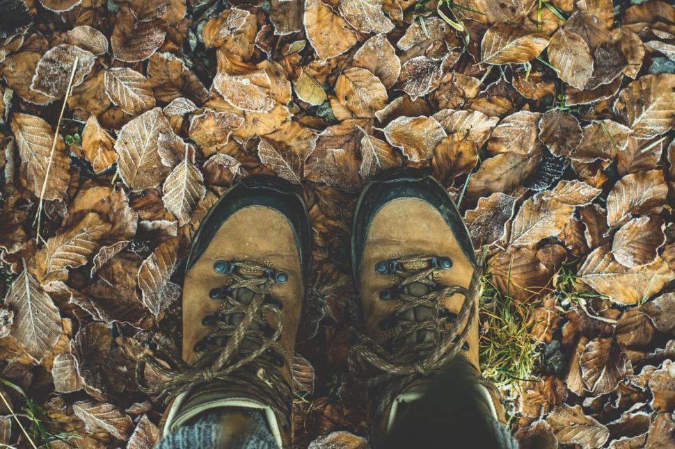 Free Image of Hiking Leather Boots  