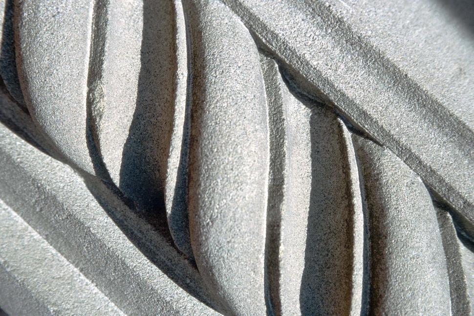 Free Image of Concrete spiral detail 