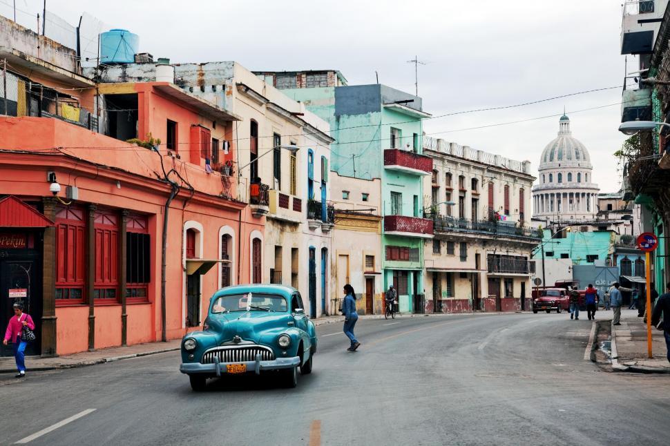 Free Image of Vintage Car in Cuba  