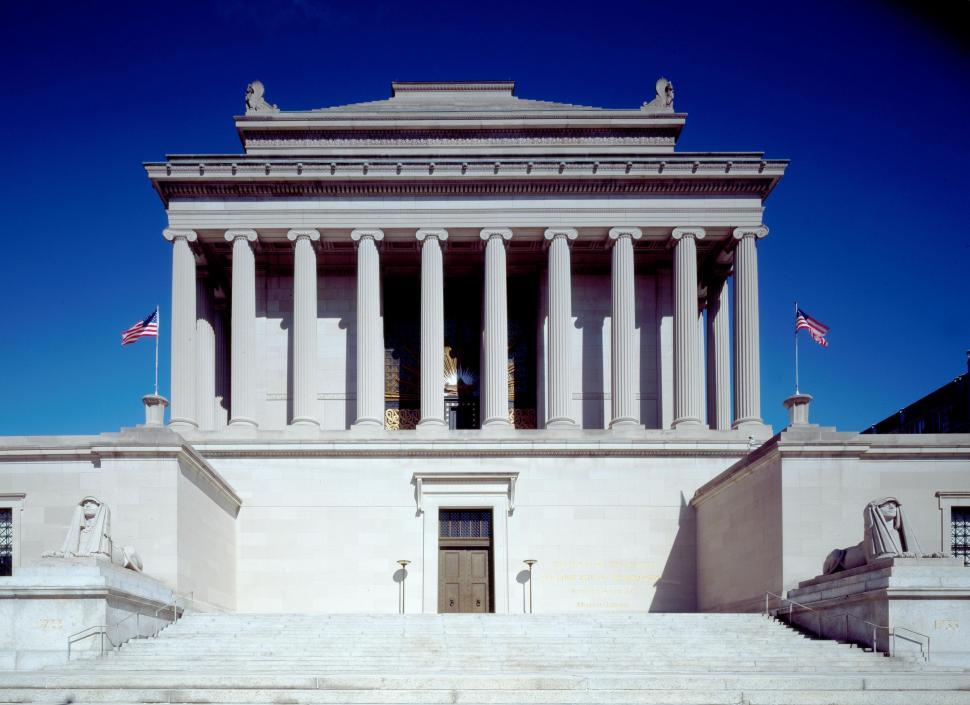 Free Image of National Archives Building - Front View  