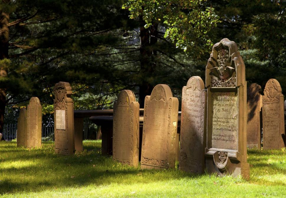 Free Image of Tombstones  