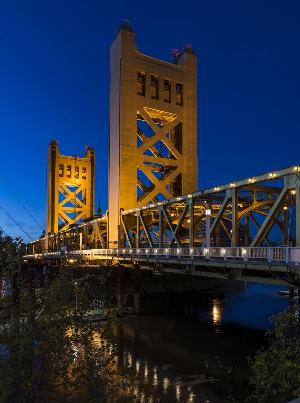 Free Image of Low Angle View of Tower Bridge (California) 