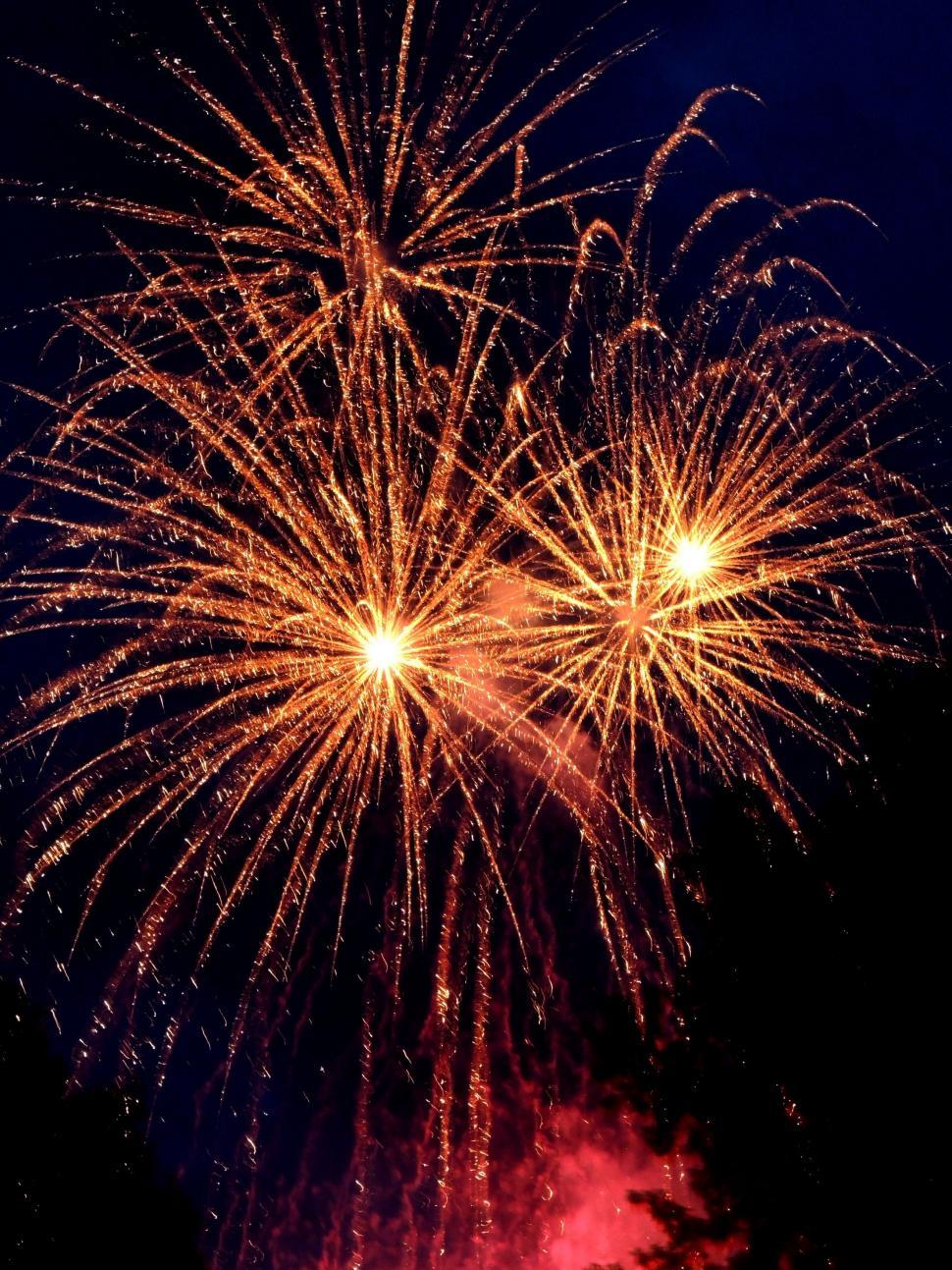 Free Image of Fireworks  - New Year Celebrations  