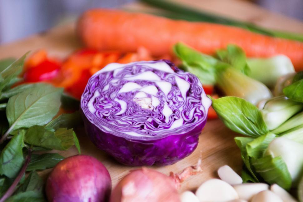 Free Image of Purple Cabbage  