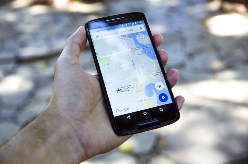 Free Image of GPS on Android Phone  