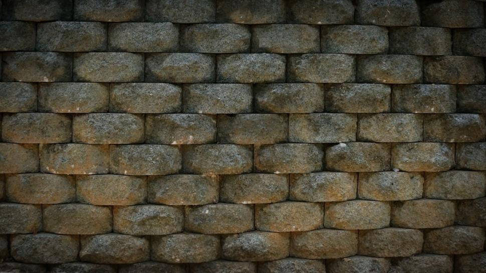 Free Image of Rock bricks 