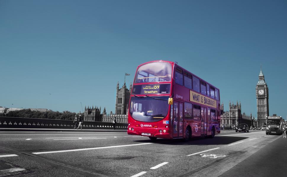 Free Image of Red double decker bus in London 