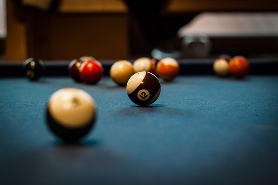 Free Image of Pool Table - Selective focus  