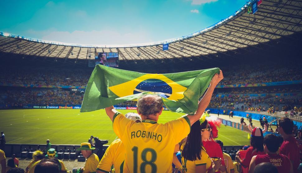 Free Image of Brazil Football Fan  