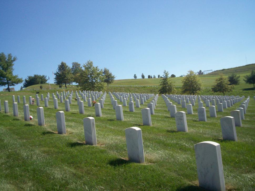 Free Image of Graves at Graveyard  