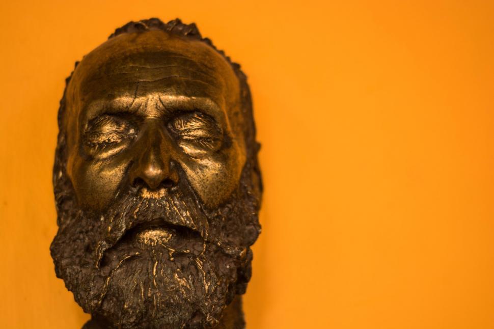 Free Image of Bearded Man Sculpture  