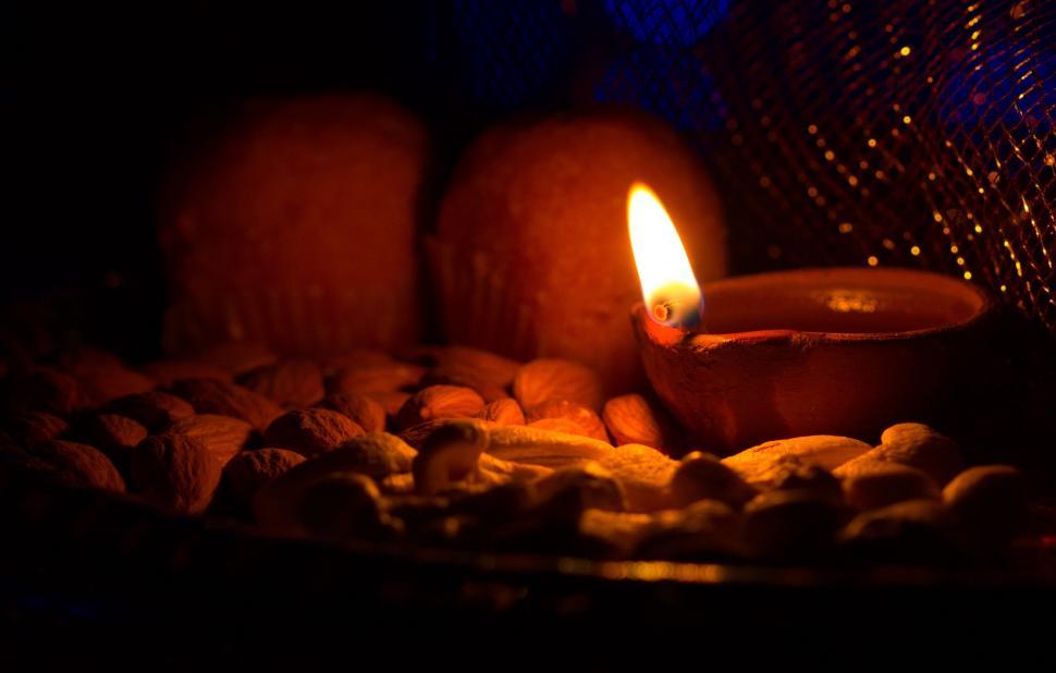 Download Free Stock Photo of Diwali Diya  