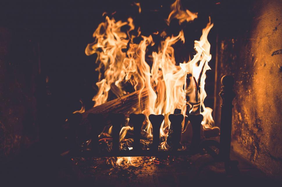 Free Image of Wood Fire  