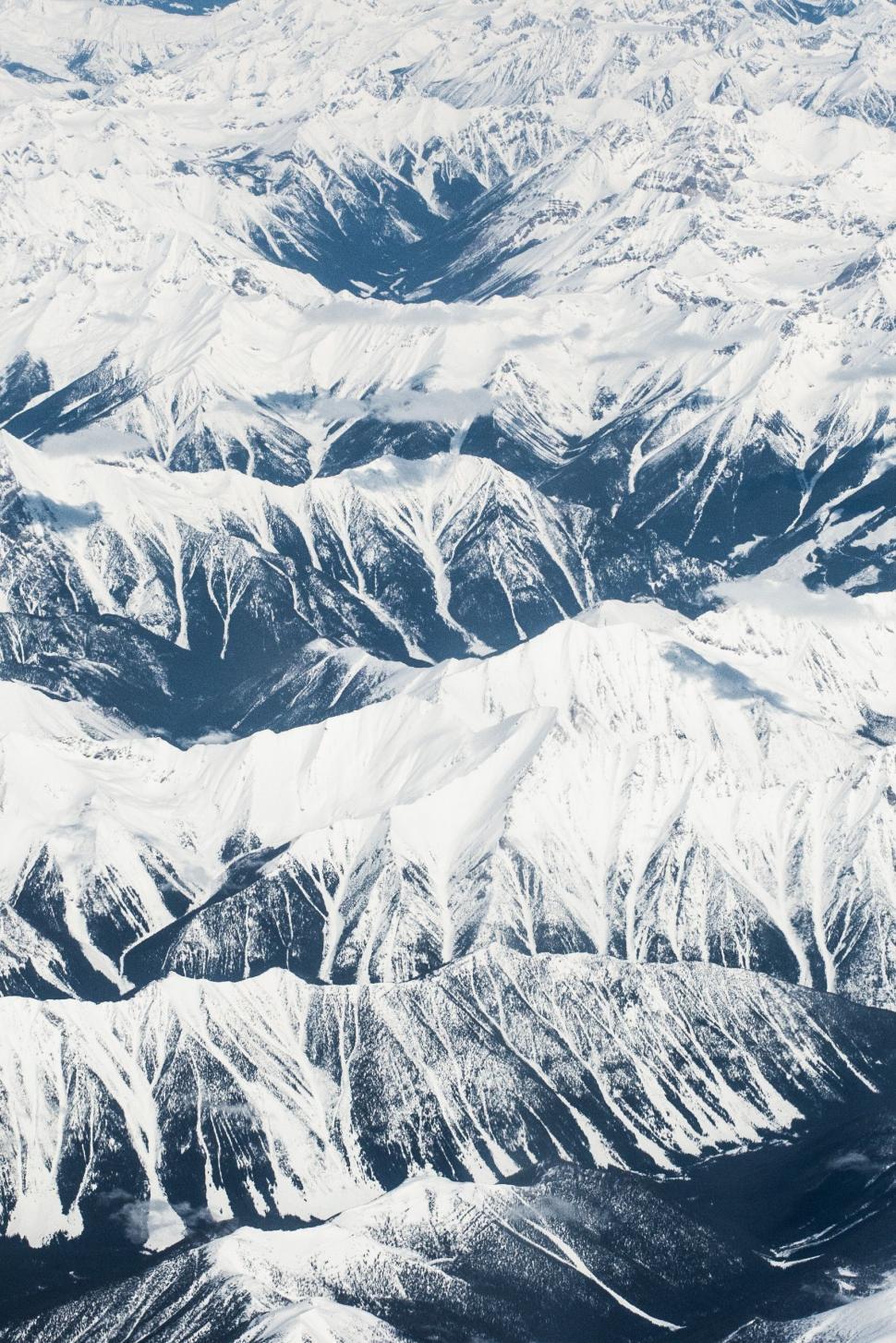 Free Image of Snow capped Mountains  