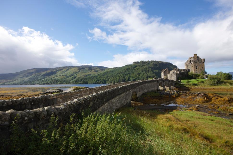 Free Image of  Stone Bridge, River and Countryside  
