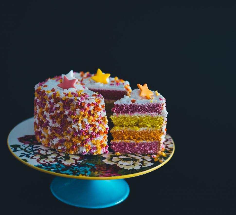 Free Image of Sprinkles Cake 