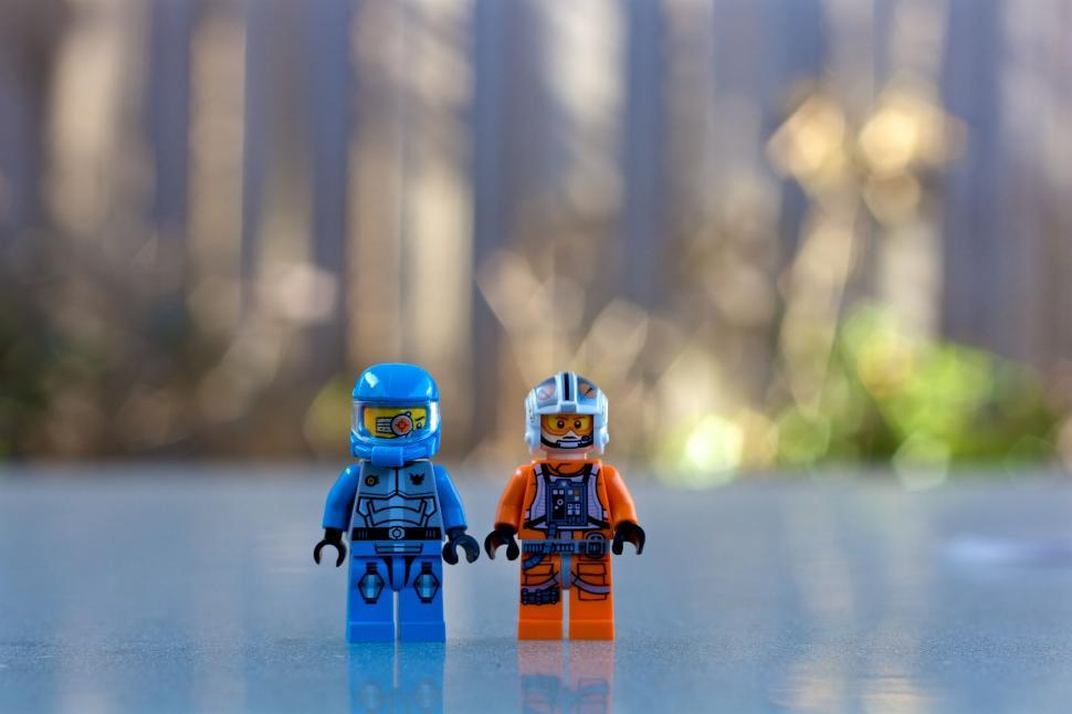 Free Image of Two Lego Toys  