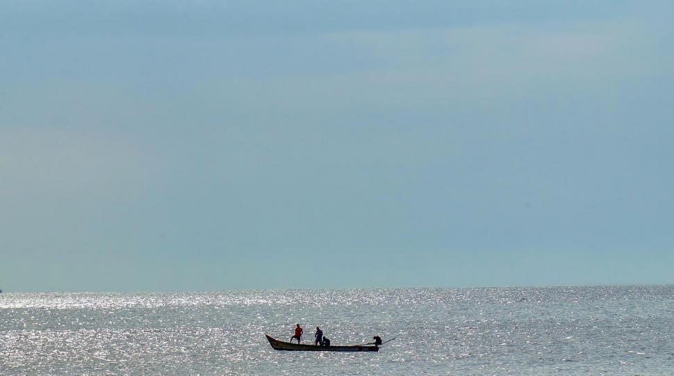 Free Image of Boat in Indian Ocean 
