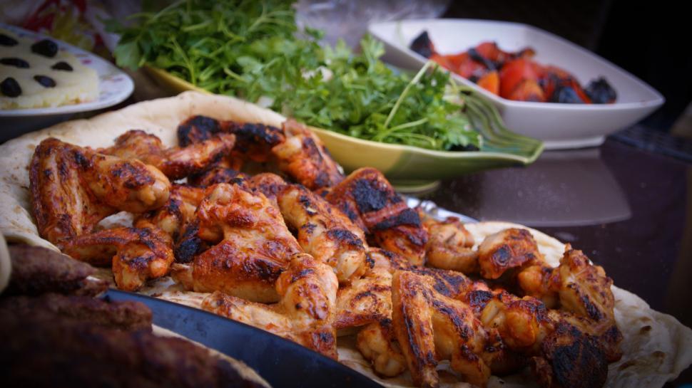 Free Image of Grilled BBQ Chicken 