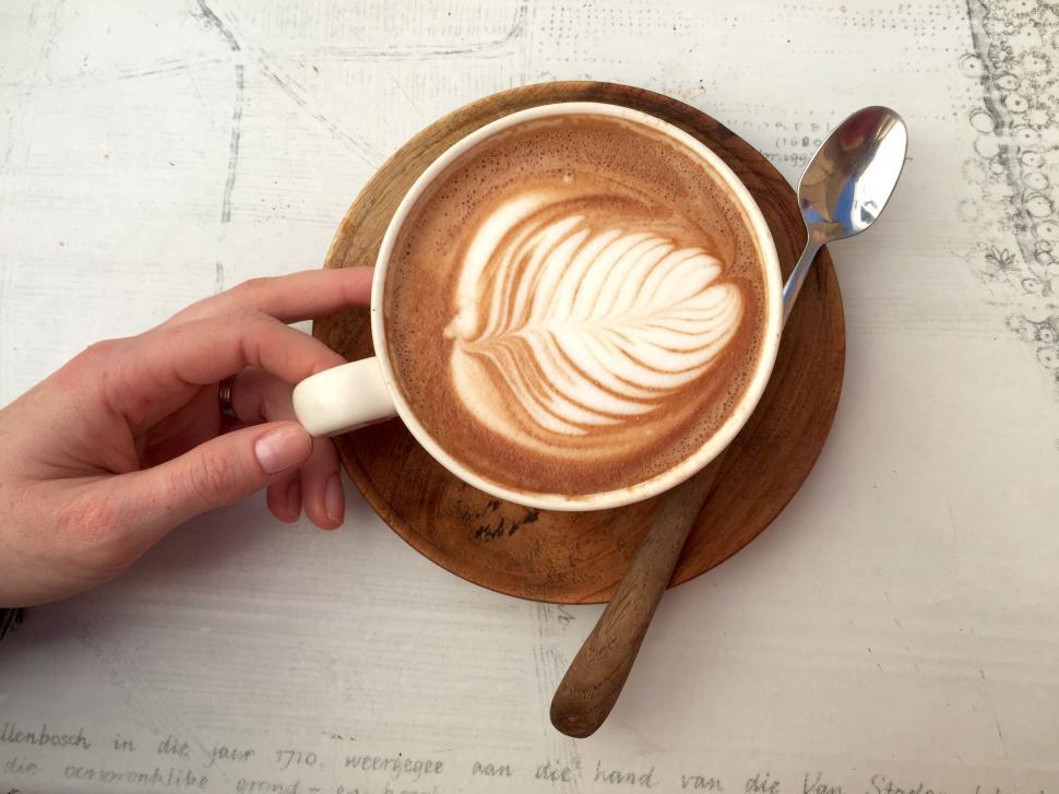 Free Image of Cappuccino latte 