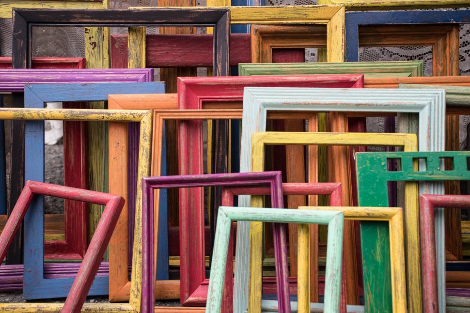 Free Image of Wooden Frames  