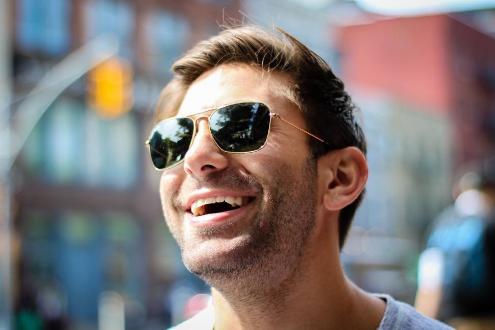 Free Image of Portrait of Smiling Man  