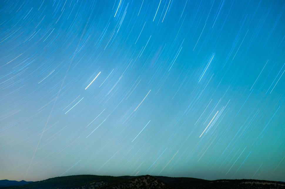 Free Image of Star Trails 