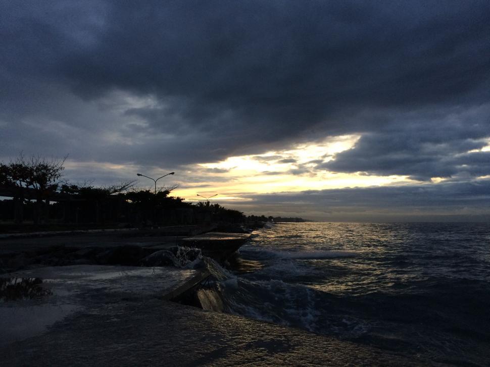 Download Free Stock Photo of sea seaside sunrise 
