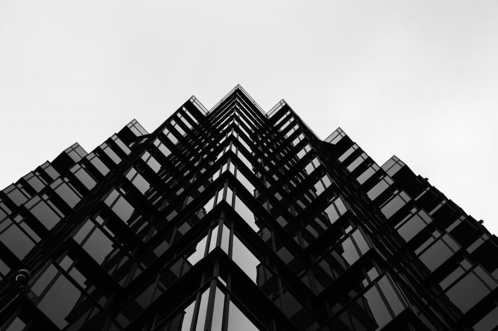 Free Image of Glass Building with Sky  