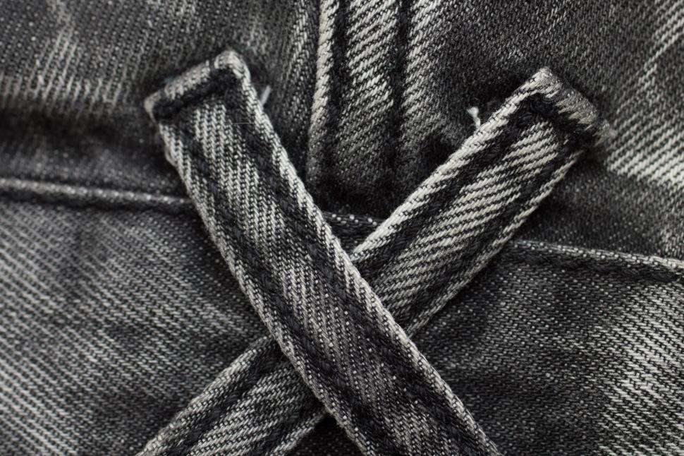 Free Image of Black Jeans - Texture  