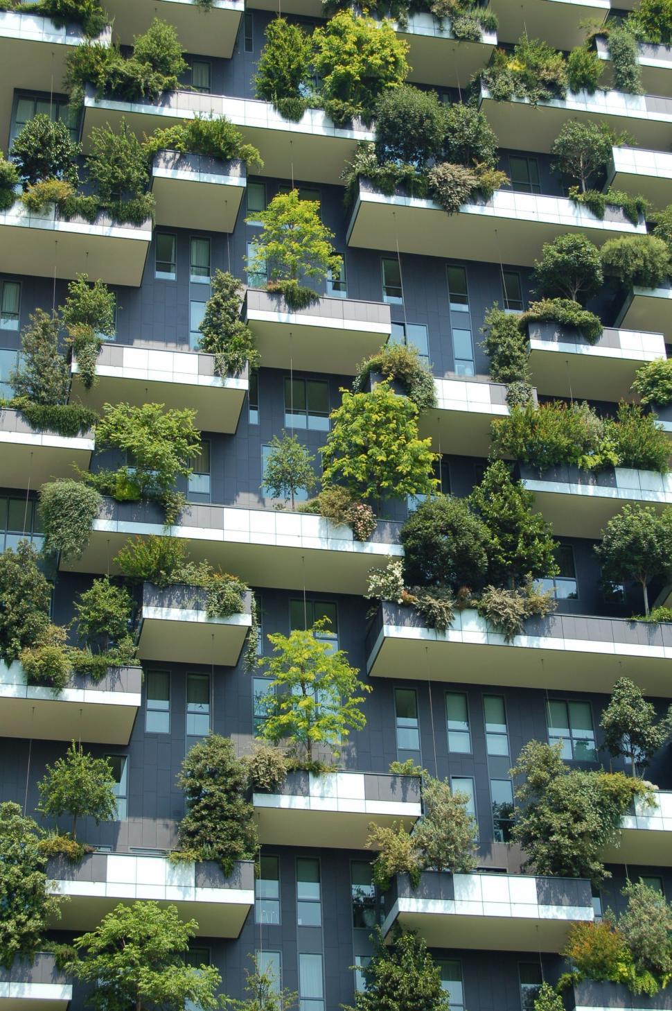 Free Image of Building with plants - Green architecture 