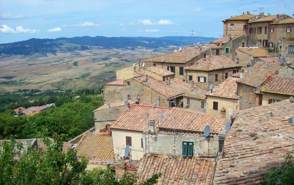 Free Image of Old Town of Volterra - Italy  