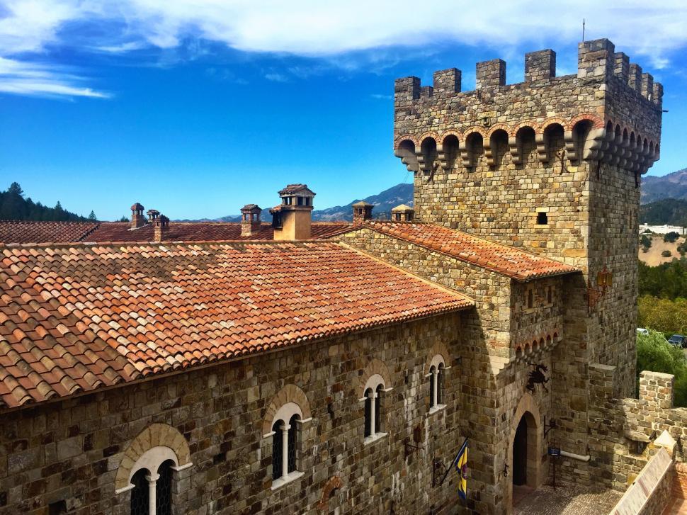 Free Image of Castello di Amorosa - Calistoga 