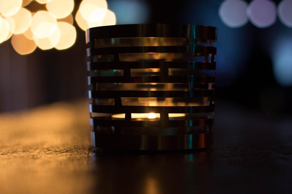Free Image of Candle Light - Bokeh Effect  