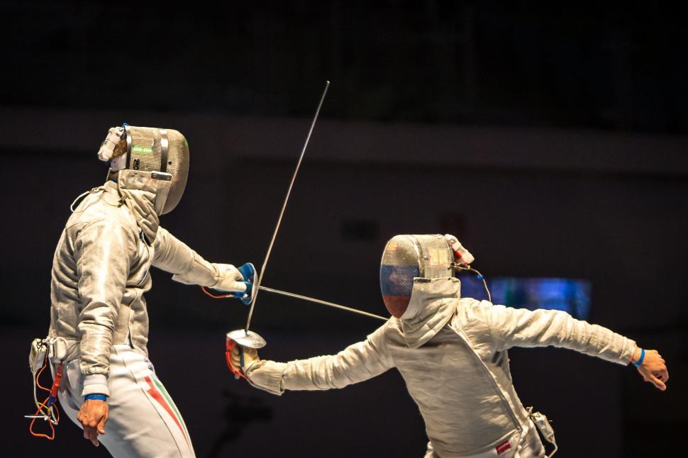 Free Image of Game of Fencing with swords  
