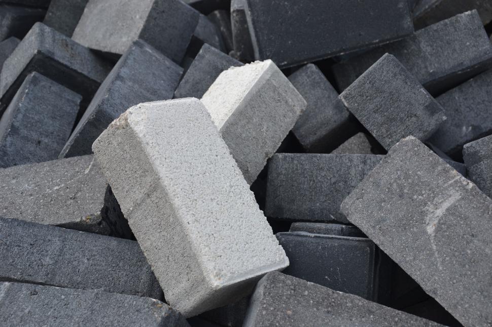 Free Image of Concrete Bricks  