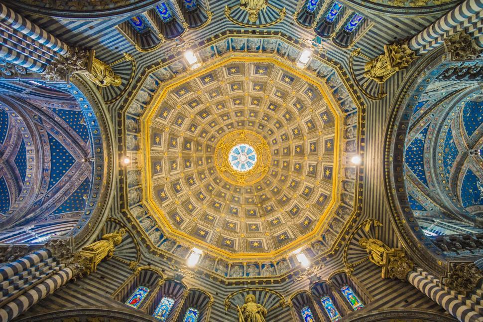 Free Image of Ceiling of Cathedral 