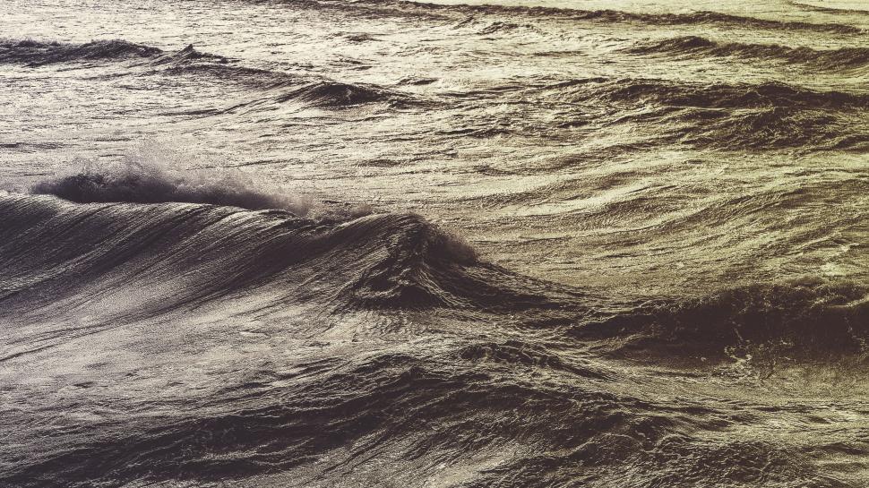 Free Image of Ocean Water Waves  