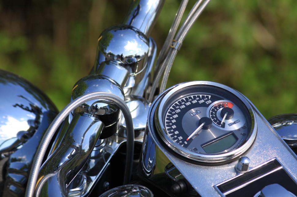Free Image of Motorbike Meter  