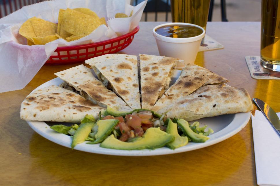 Free Image of Mexican Dish with Avocado  