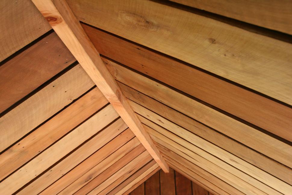 Free Image of Wooden House Roof Ceiling  