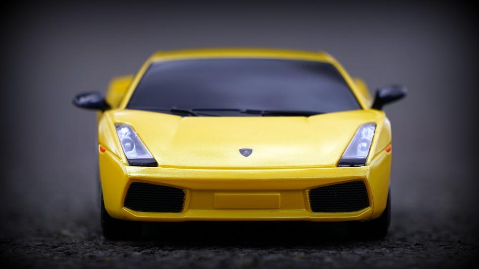Free Image of Front View of Lamborghini Miniature  