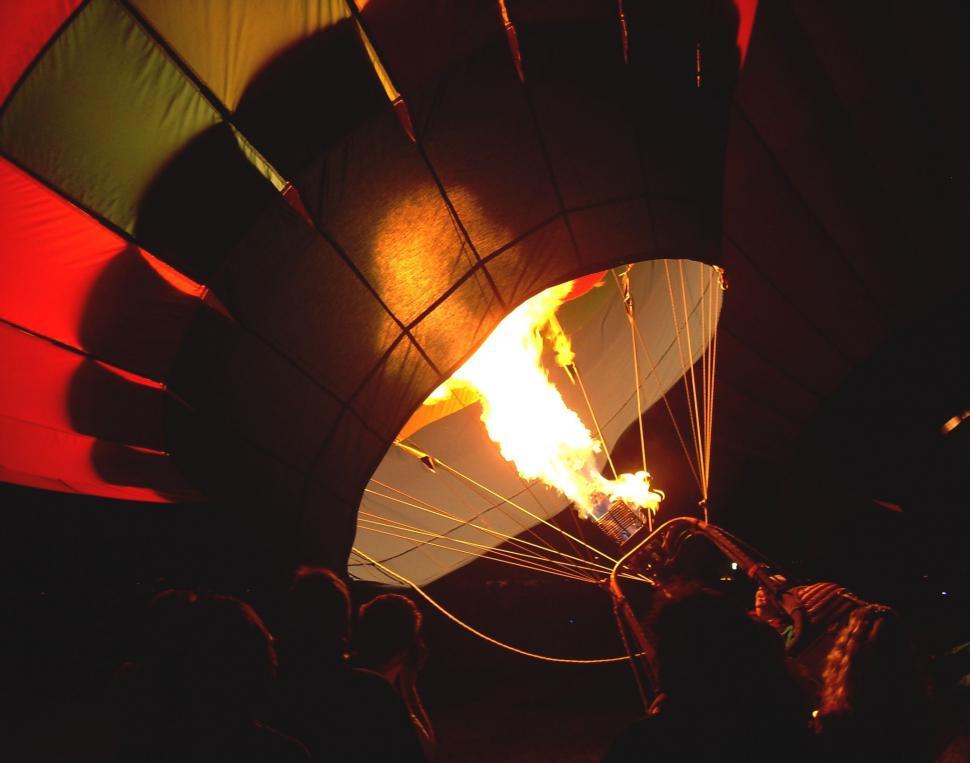 Free Image of Fire Burner - Hot Air Balloon  