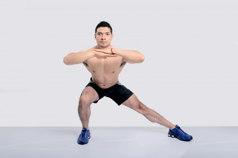 Free Image of Lateral lunge Exercise  