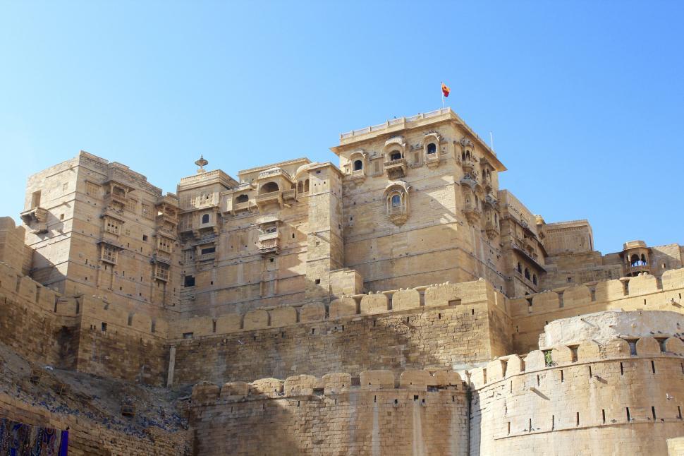 Free Image of Ancient Fort in Rajasthan 