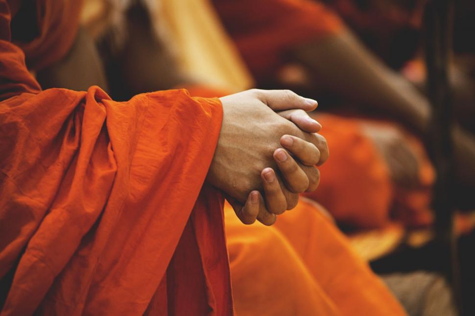 Free Image of Monk Hands  