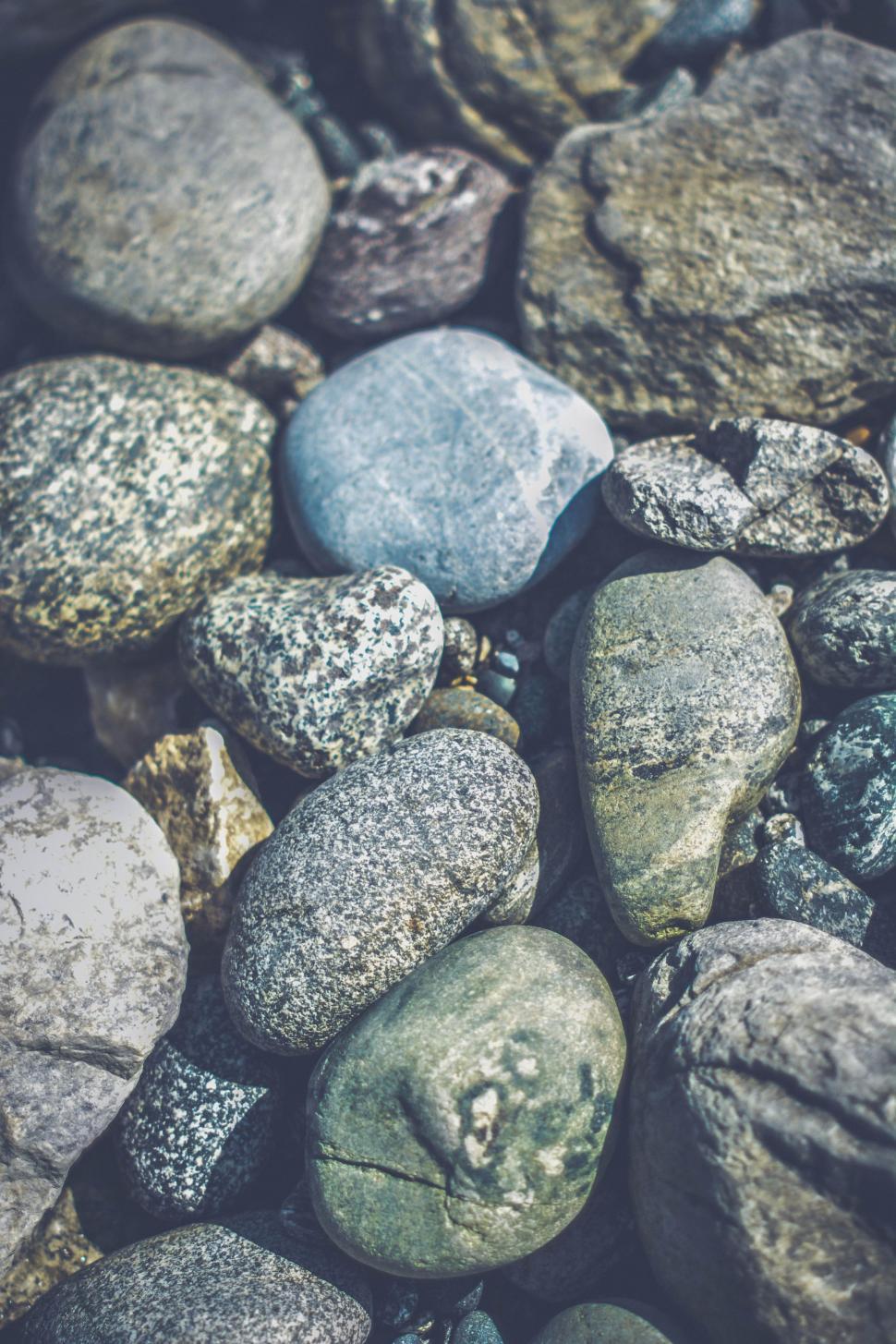Free Image of Pebble Stones - Background  