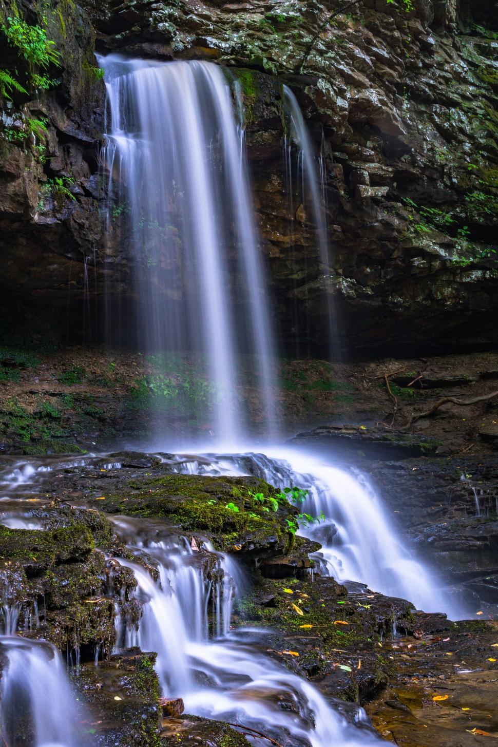 Free Image of Slow Motion - Waterfall  