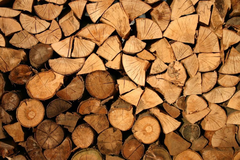 Free Image of Wood Logs - Pattern  