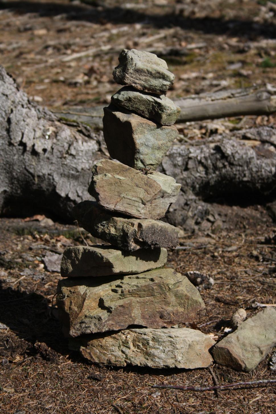Free Image of Stone Balancing  